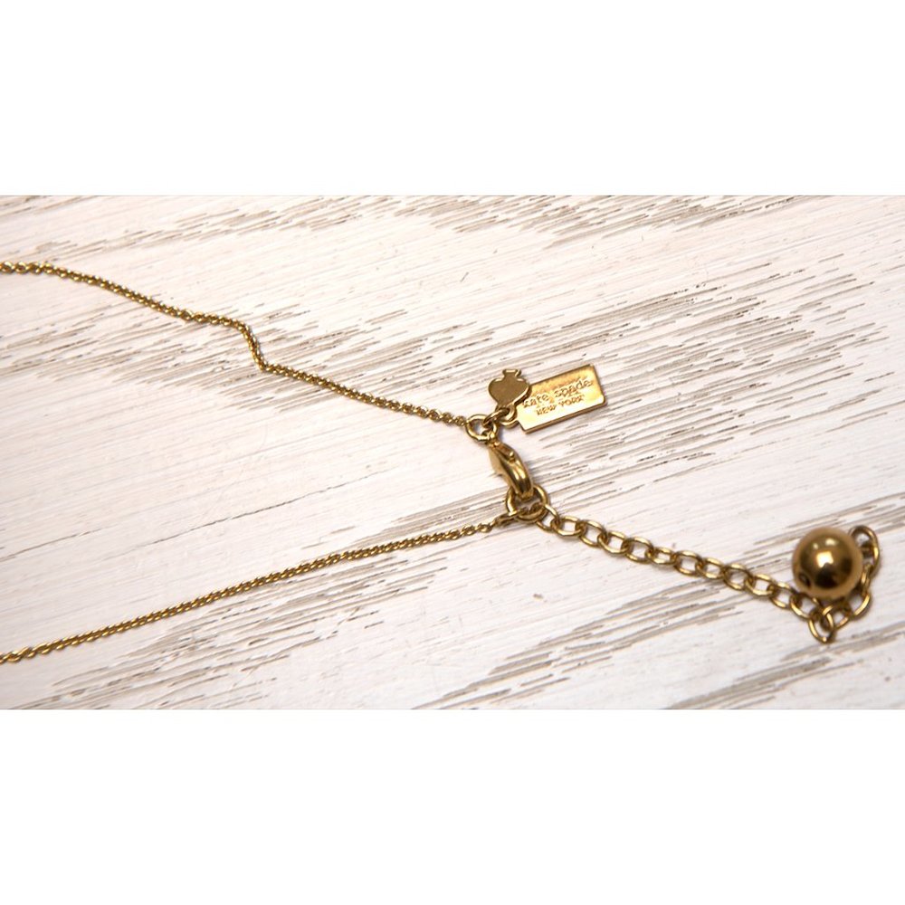 Kate Spade 12K Gold Smile Pendant Necklace - Picture 5 of 5